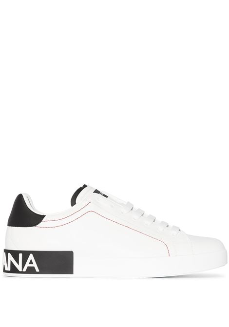 white calf leather Portofino sneakers  DOLCE & GABBANA | CS1760-AH52689697